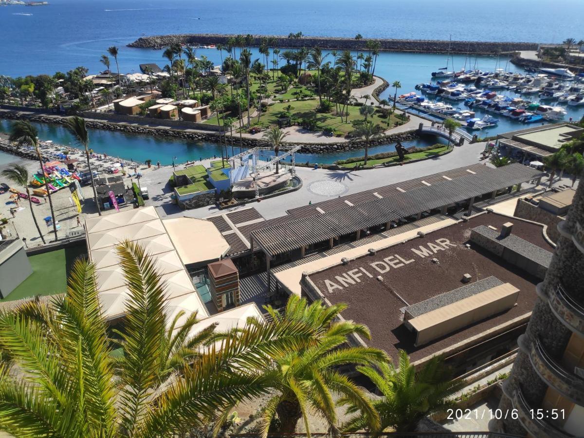 阿吉内金海滩Anfi Del Mar 1公寓式酒店 外观 照片